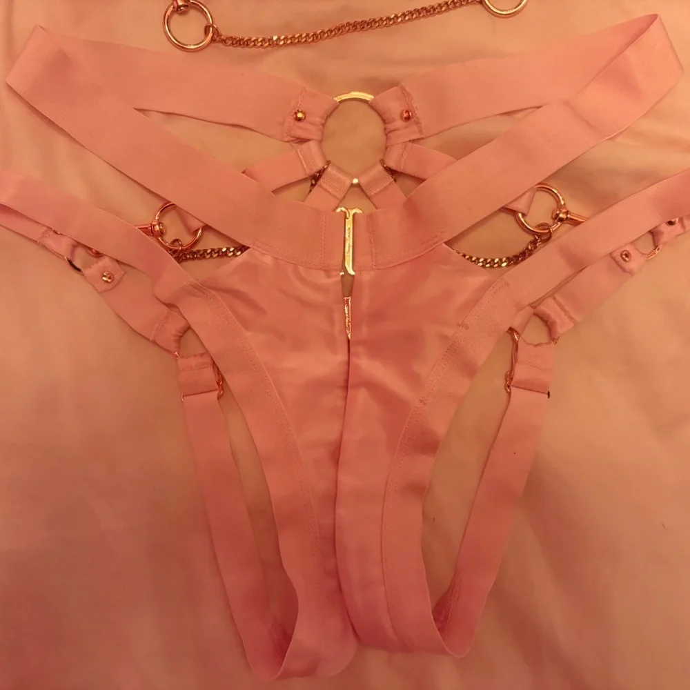 Honey Birdette Kukoro Blush & Rose Gold Set - Picture 4 of 7